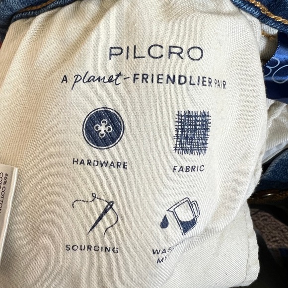 Anthropologie Pilcro Denim Shorts Womens Size 30 Embroidered Festival Boho - Picture 5 of 8